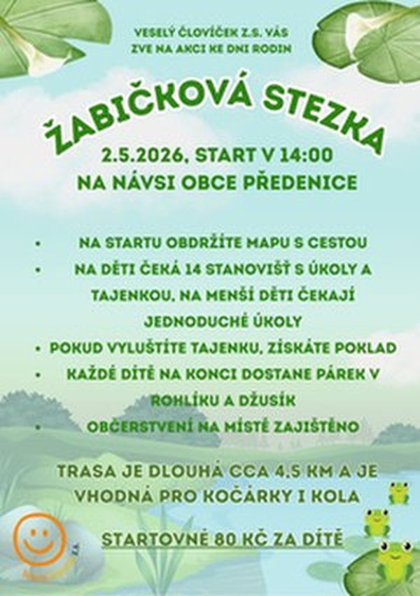 ŽABIČKOVÁ STEZKA - PŘEDENICE